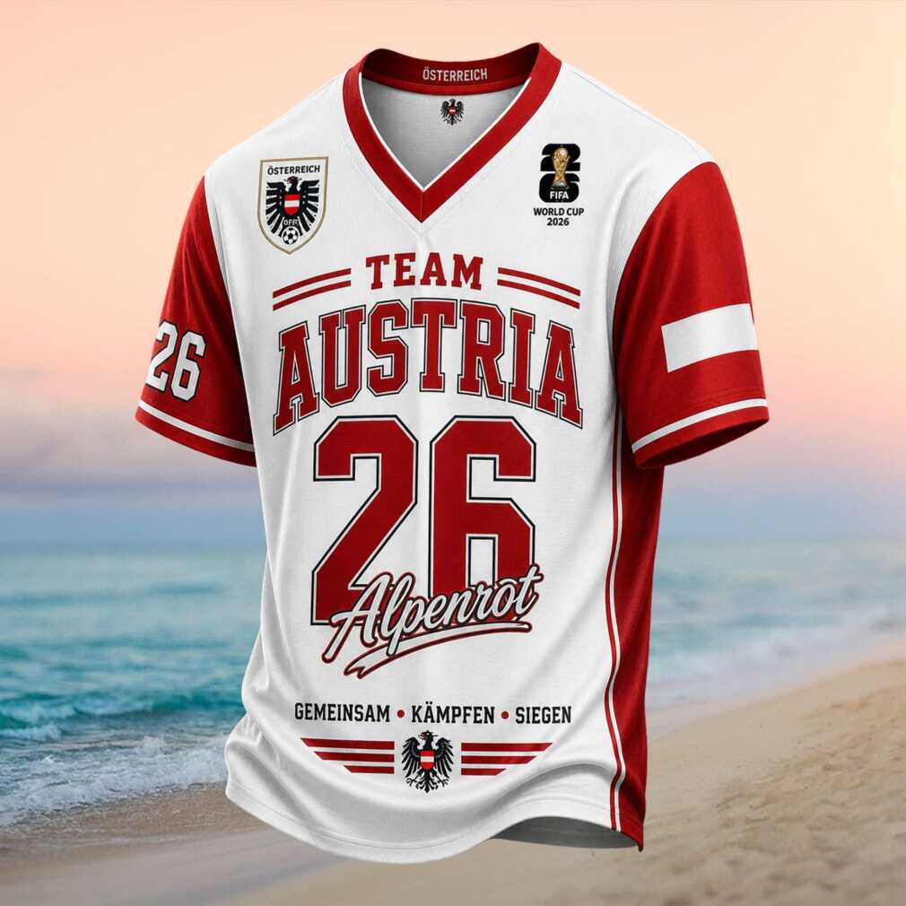Team Austria World Cup 2026 Football Shirt - Limotees LLC