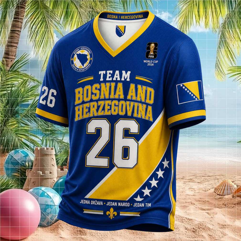 Team Bosnia And Herzegovina World Cup 2026 Soccer Shirt - Limotees LLC