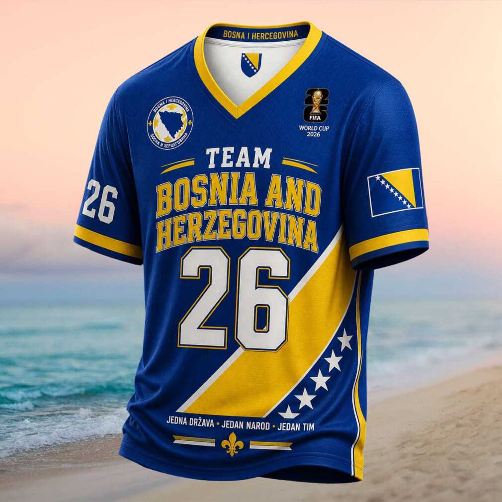 Team Bosnia And Herzegovina World Cup 2026 Soccer Shirt - Limotees LLC