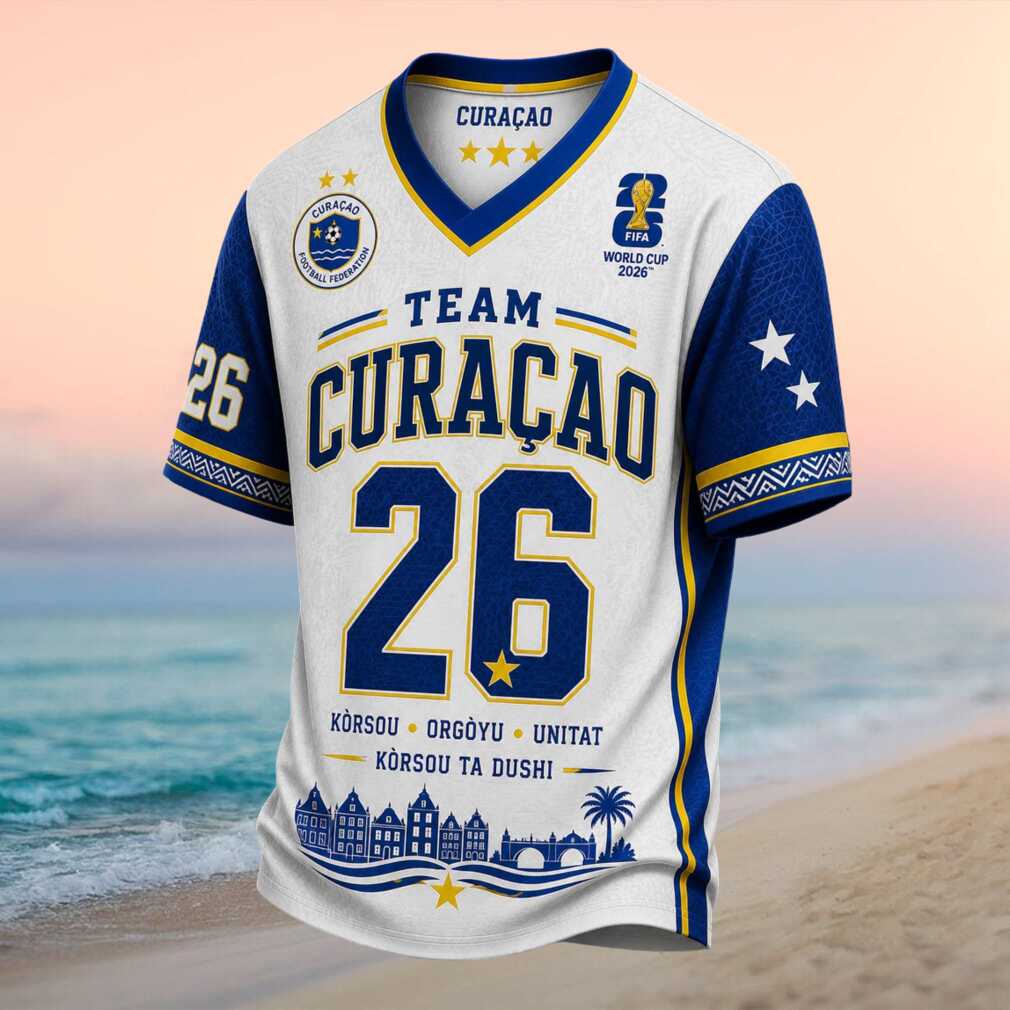 Team Curacao Skyline 2026 Pride Soccer Shirt - Limotees LLC