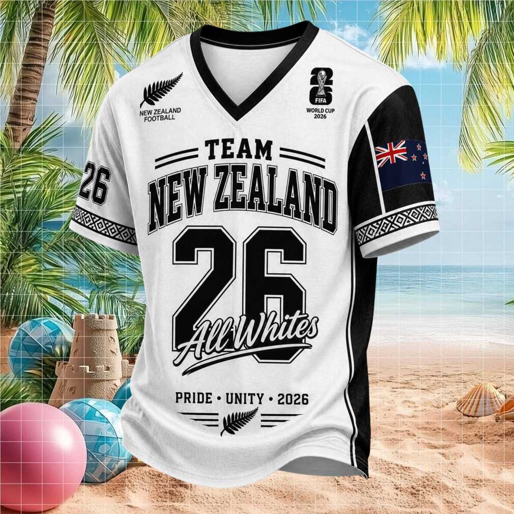 Team New Zealand All Whites 2026 Soccer Shirt - Limotees LLC