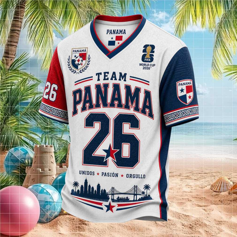 Team Panama Skyline 2026 Passion Soccer Shirt - Limotees LLC