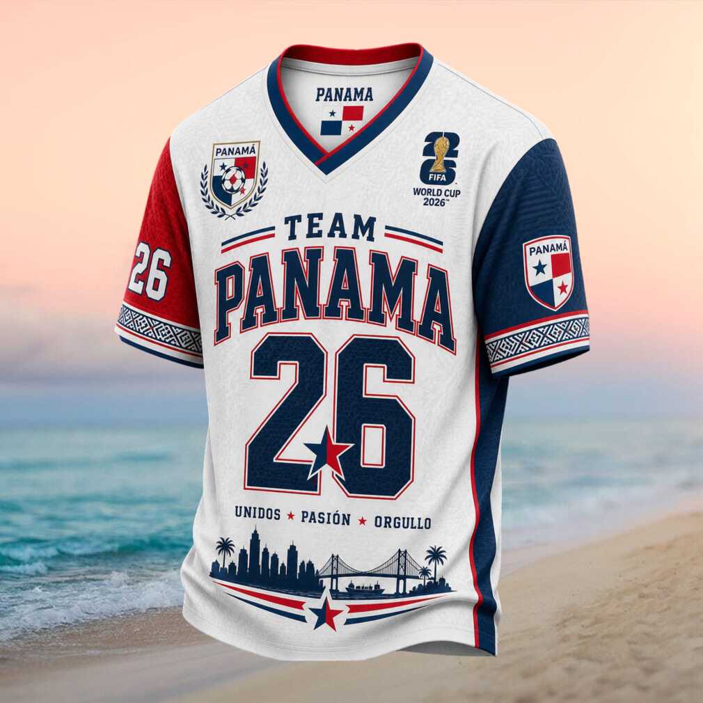 Team Panama Skyline 2026 Passion Soccer Shirt - Limotees LLC