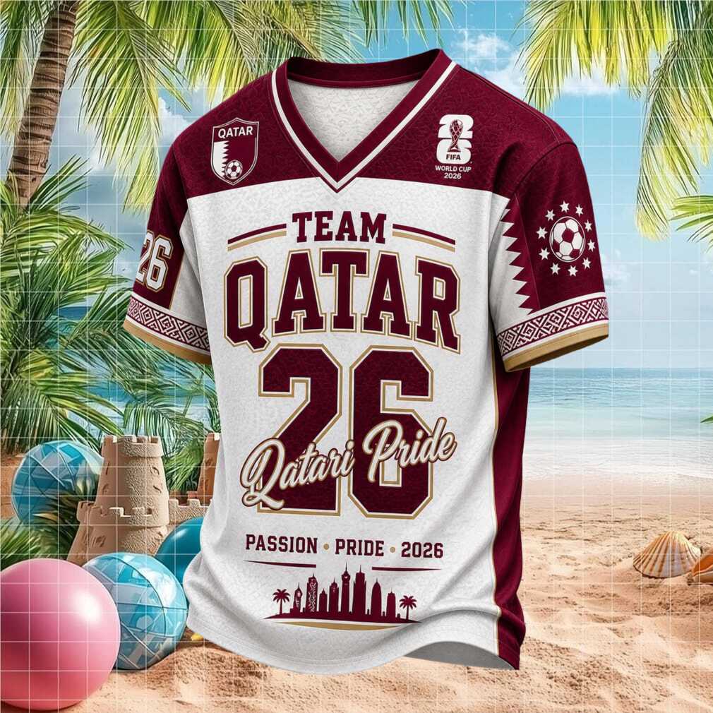 Team Qatar Qatari Pride 2026 Soccer Shirt - Limotees LLC