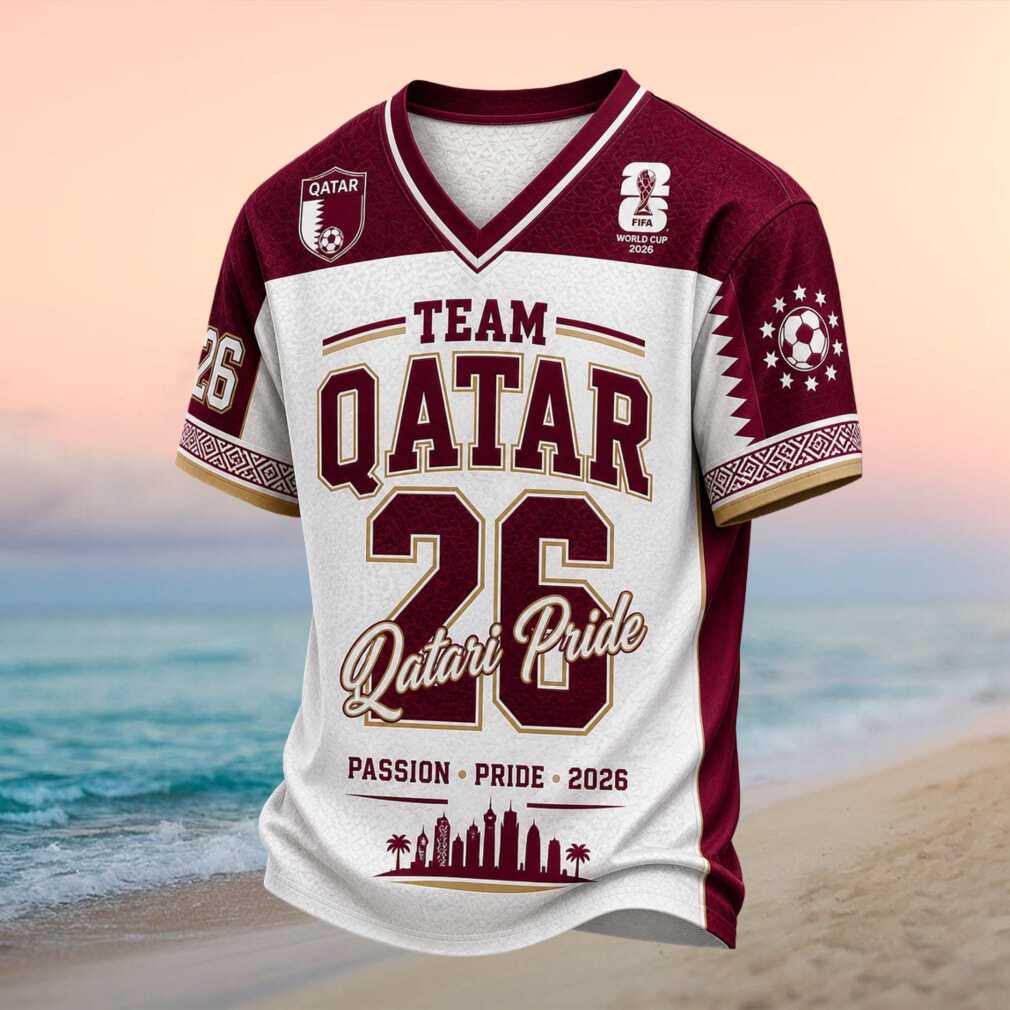 Team Qatar Qatari Pride 2026 Soccer Shirt - Limotees LLC