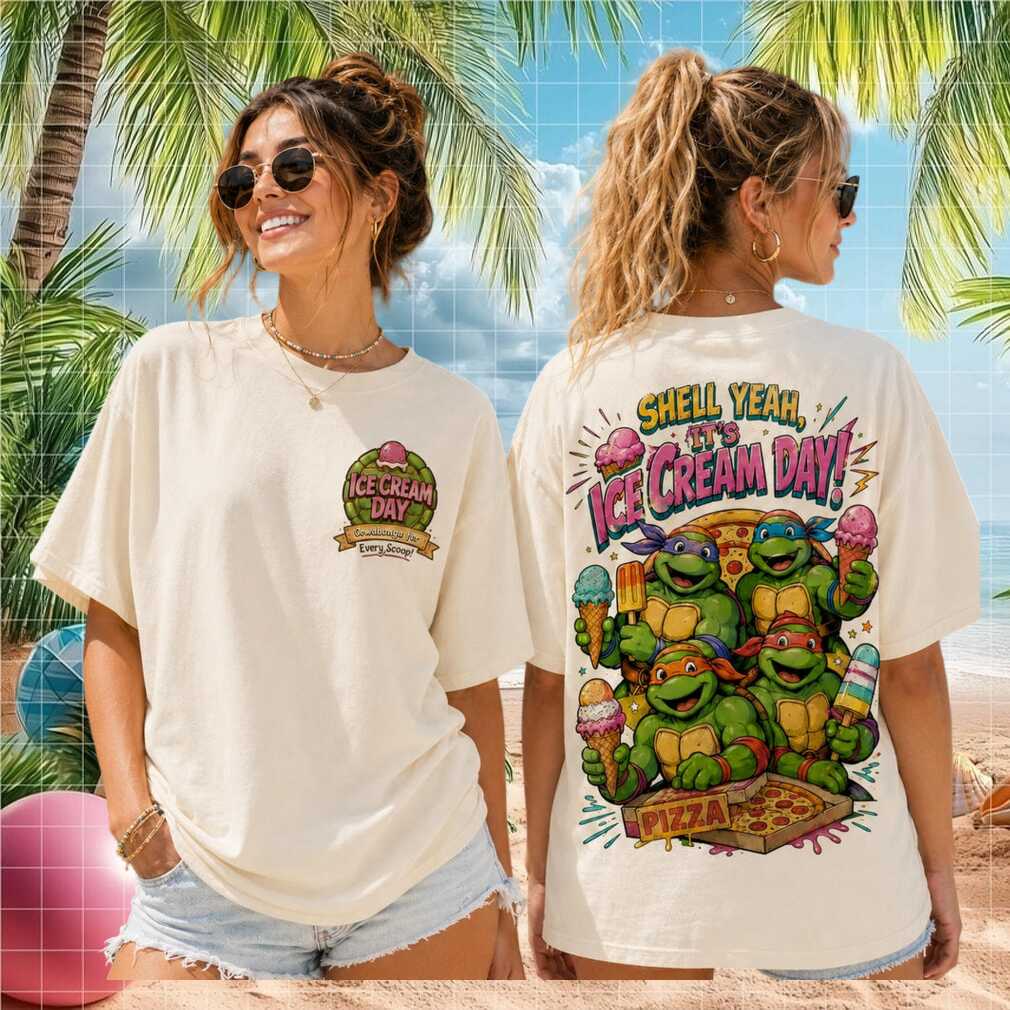 Teenage Mutant Ninja Turtles Ice Cream Day 2026 Vintage Men Women Fans Shirt