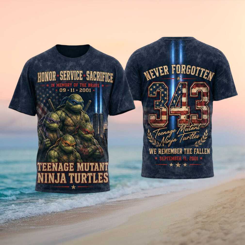 Teenage Mutant Ninja Turtles Patriot Day Never Forgotten 343 Shirt