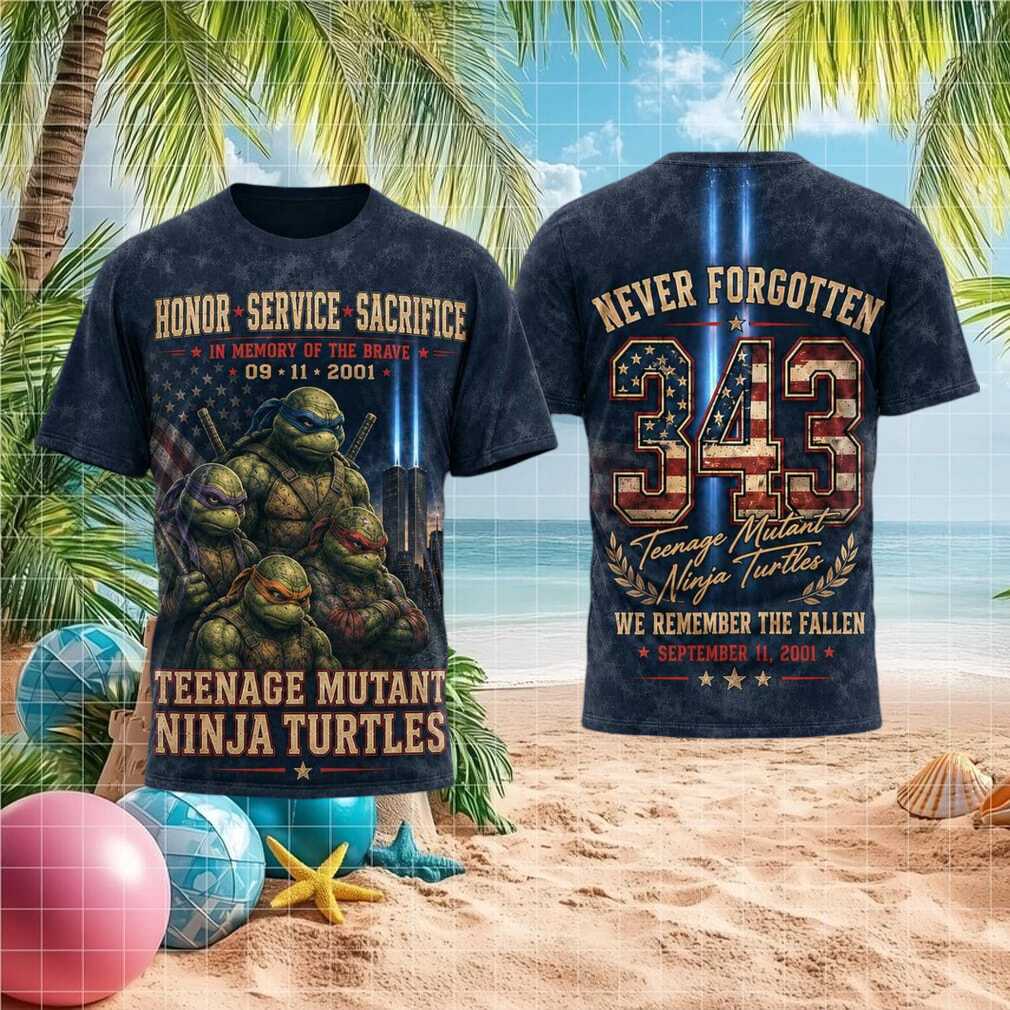 Teenage Mutant Ninja Turtles Patriot Day Never Forgotten 343 Shirt