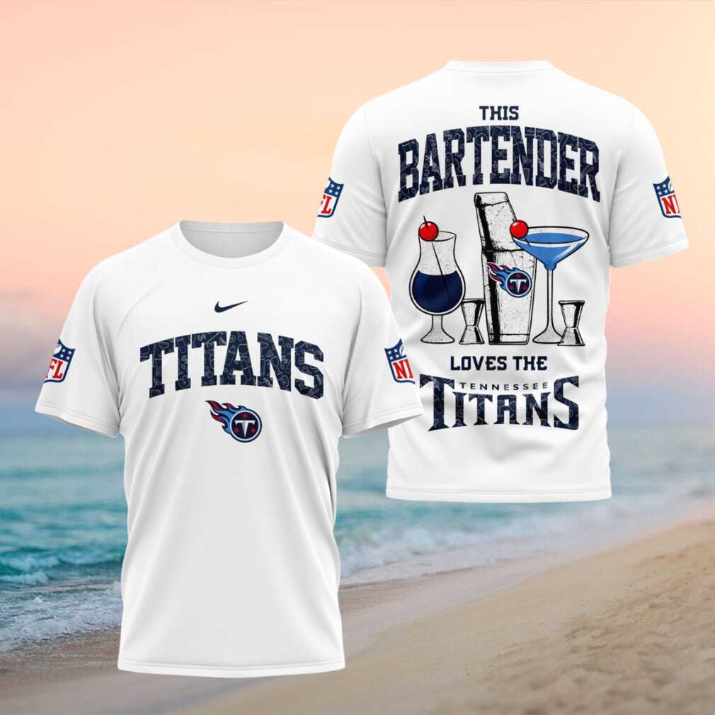 Tennessee Titans Bartender Cocktail Graphic Shirt - Limotees LLC