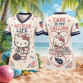 Tennessee Titans Hello Kitty Nurse Life Medical Shirt