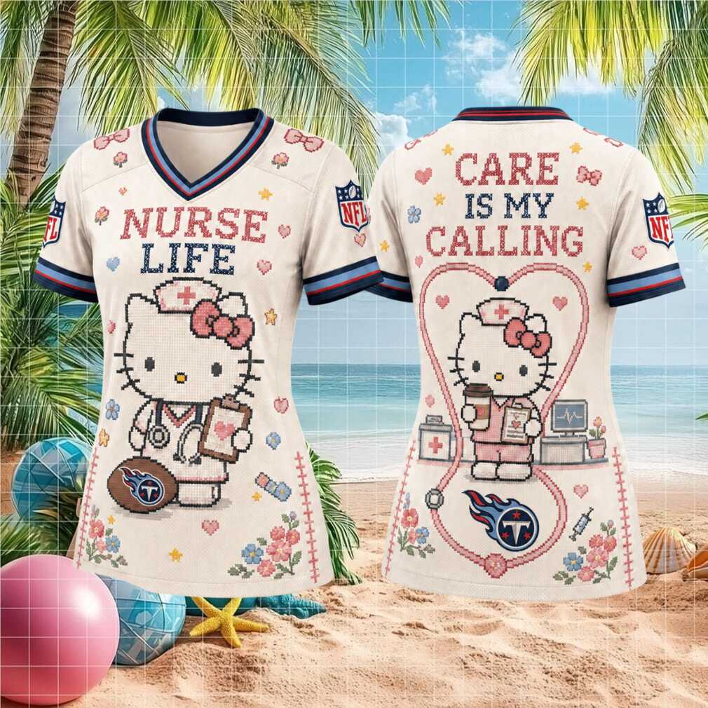 Tennessee Titans Hello Kitty Nurse Life Medical Shirt