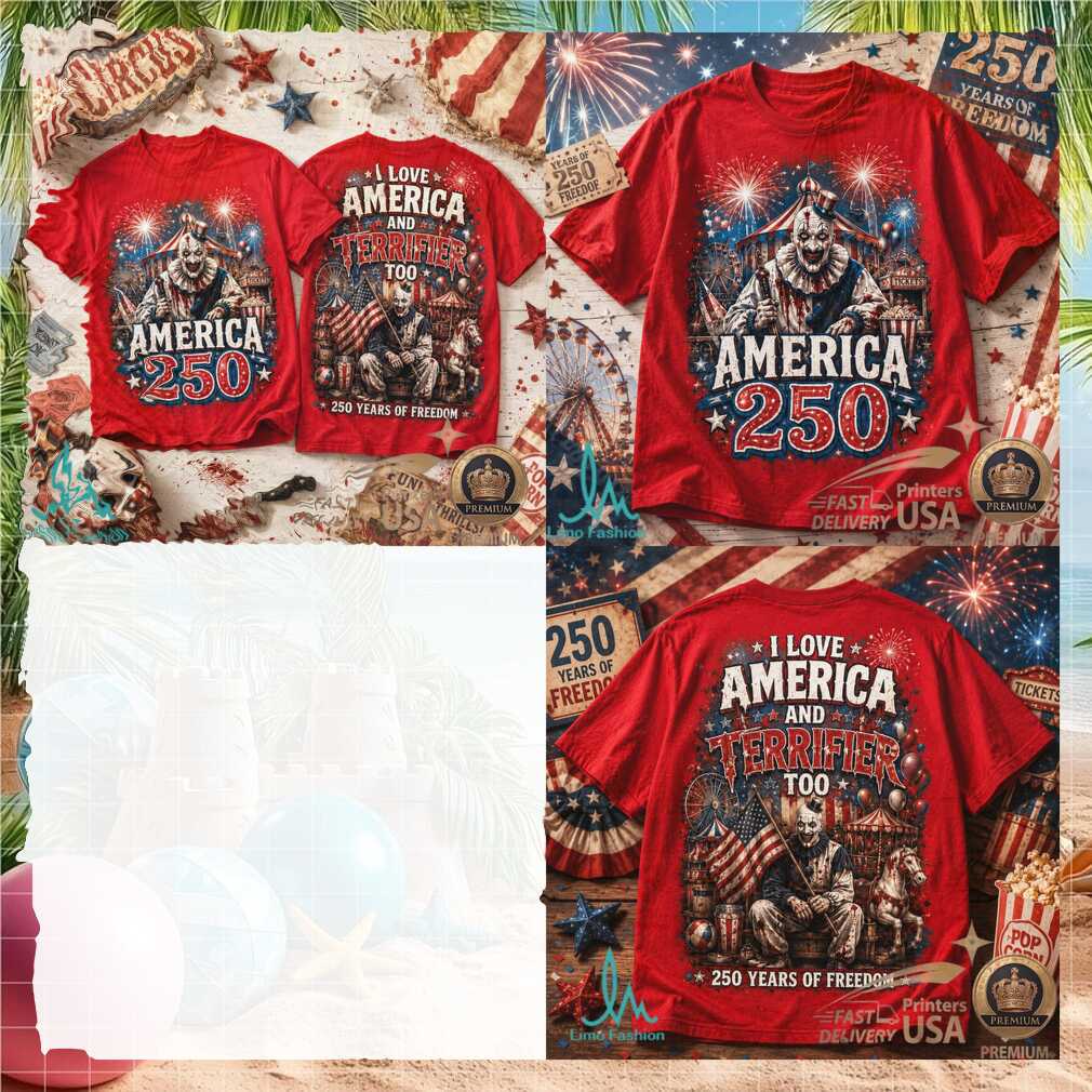 Terrifier America 250 Patriotic Horror Clown USA Freedom Shirt - Limotees LLC
