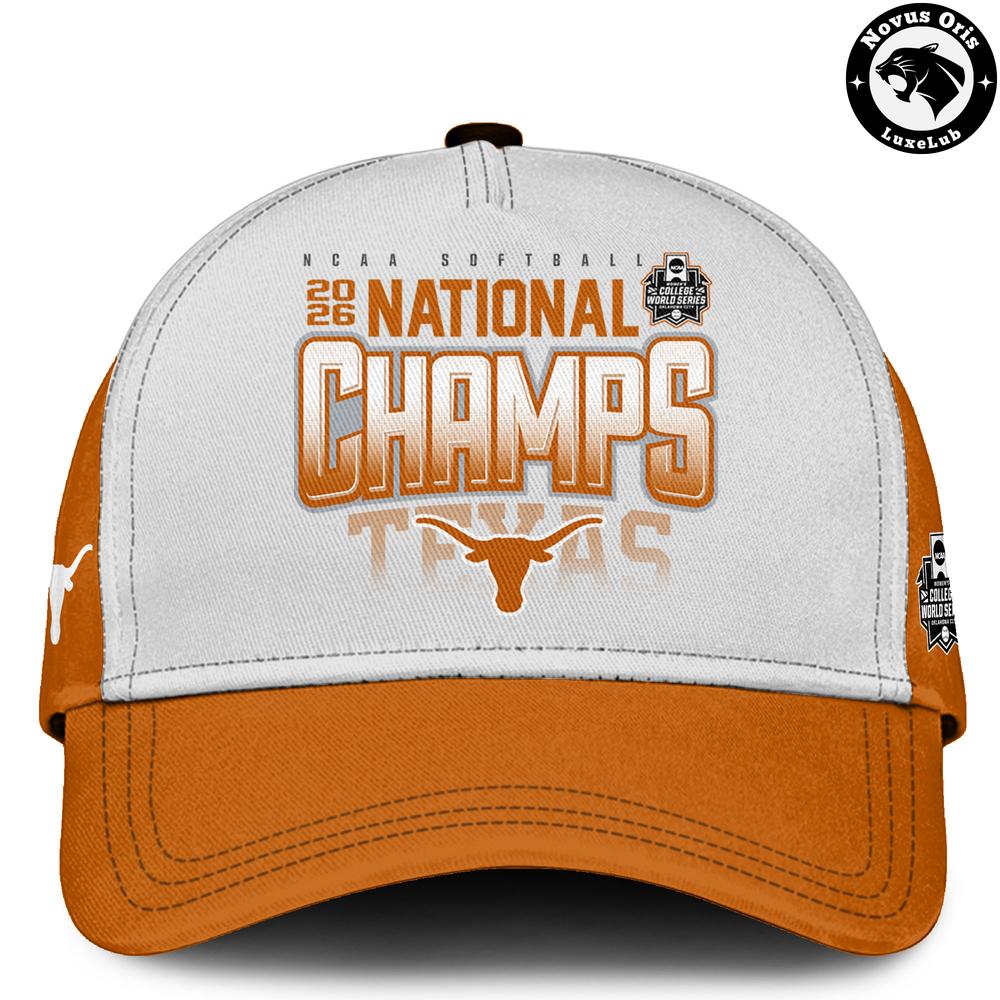 Texas Longhorns 2026 National Champions Back 2 Back WCWS Softball Jersey