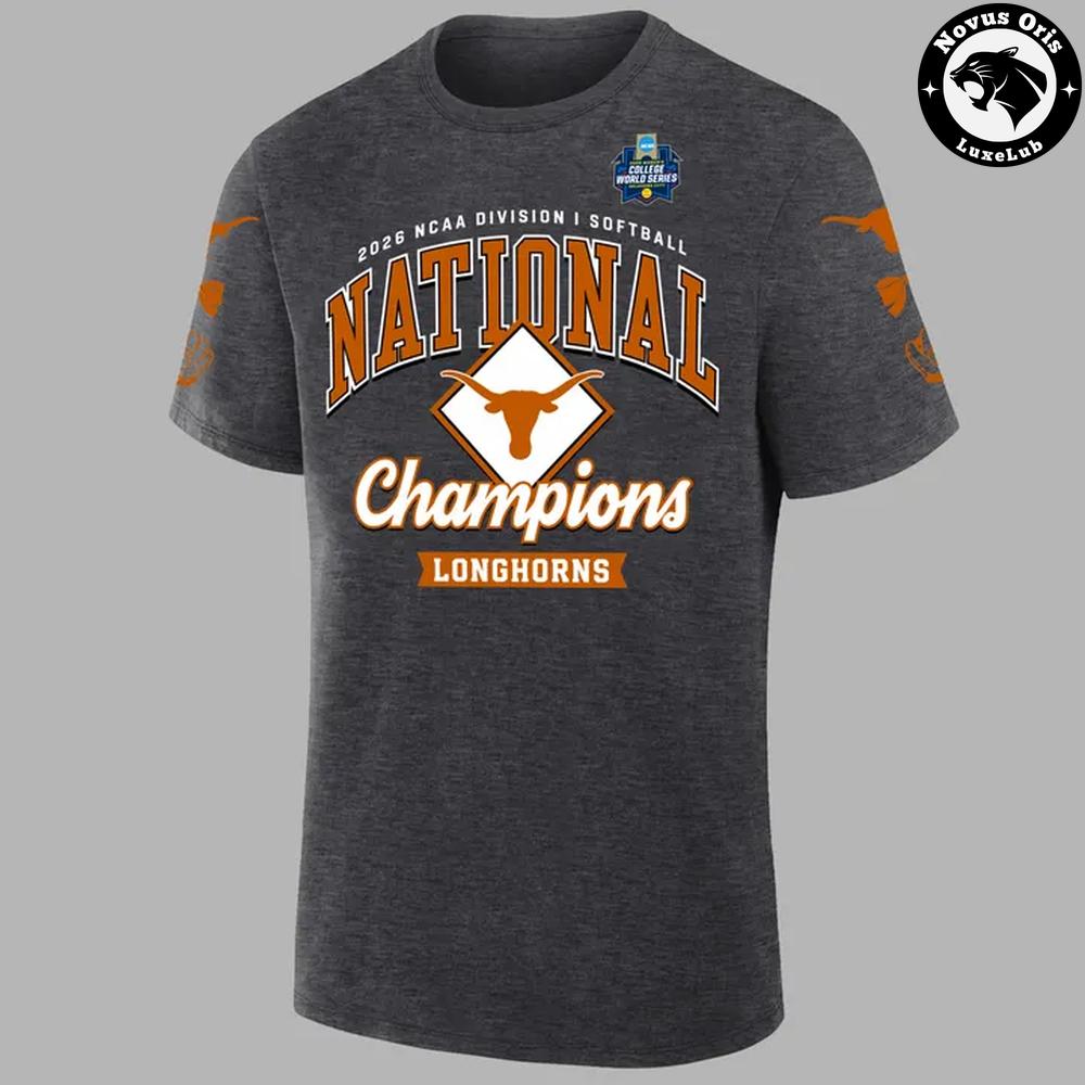 Texas Longhorns 2026 WCWS Back To Back National Champions T-Shirt