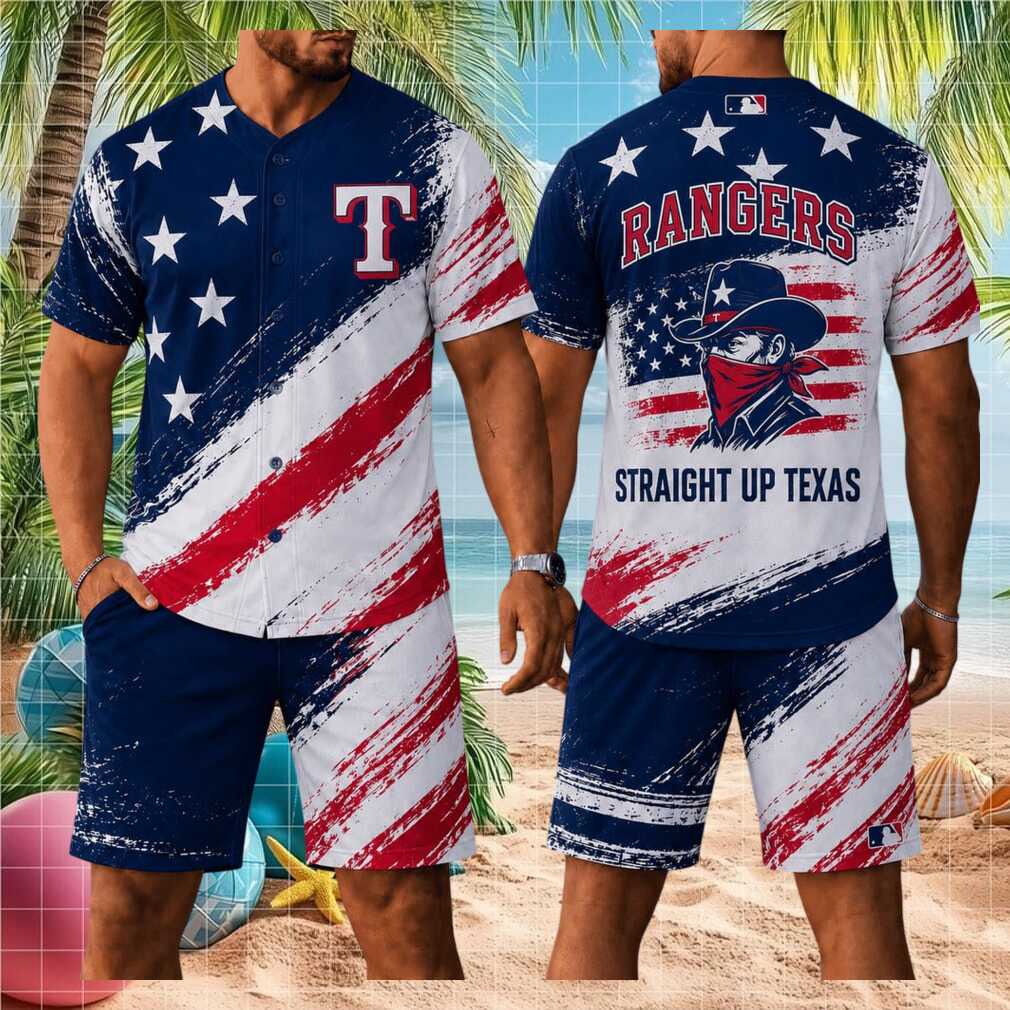 Texas Rangers Baseball 2026 American Flag Shirt