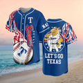 Texas Rangers Lets Go Texas Baseball Shirt