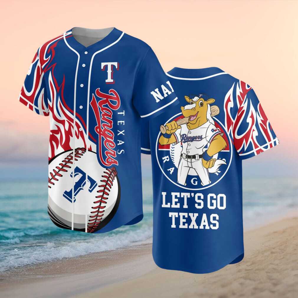 Texas Rangers Lets Go Texas Baseball Shirt