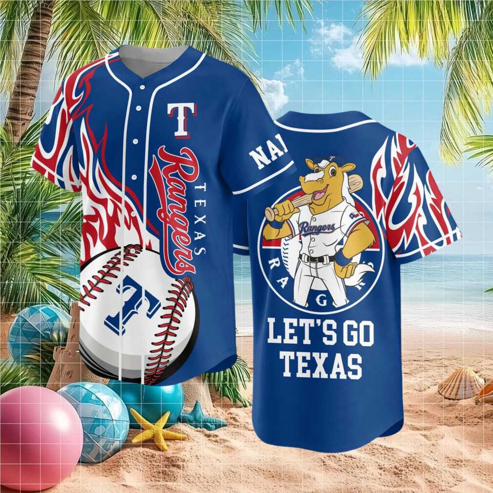 Texas Rangers Lets Go Texas Baseball Shirt