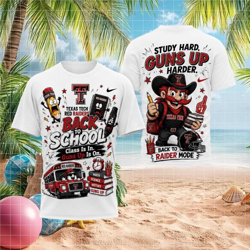 Texas Tech Red Raiders Back To School Mascot Shirt