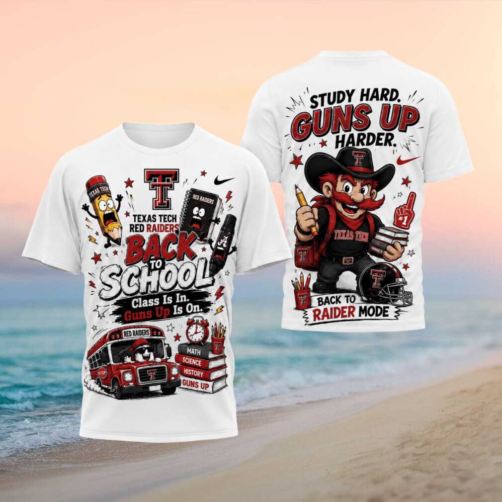 Texas Tech Red Raiders Back To School Mascot Shirt