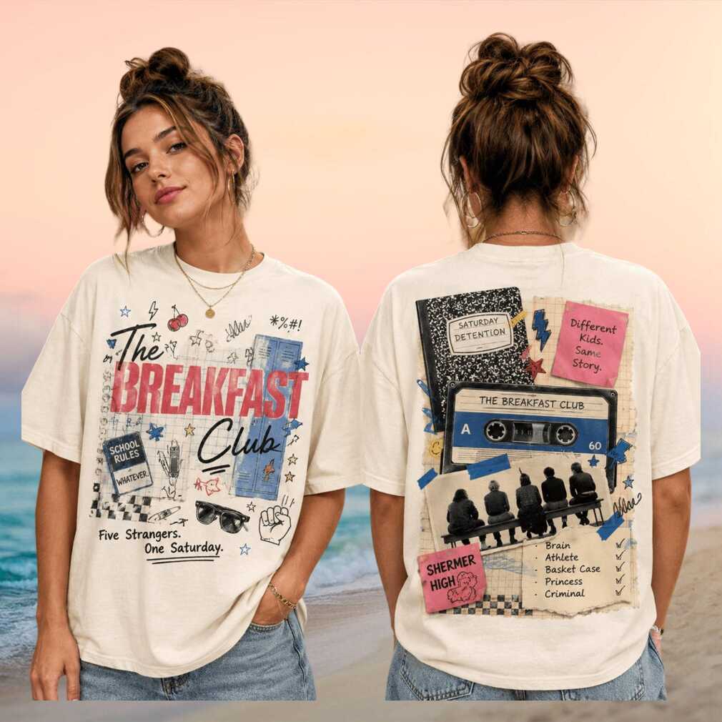 The Breakfast Club Movie 80s Retro Vintage Style Unisex Fan Cinematic Classic Shirt