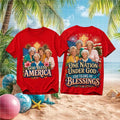 The Golden Girls TV Show God Bless America Patriotic Shirt For Shirt
