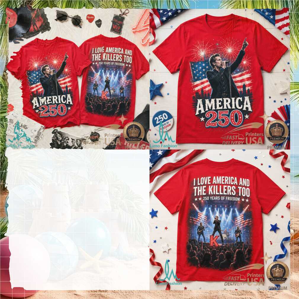 The Killers America 250 Years Of Freedom Patriotic Concert Shirt