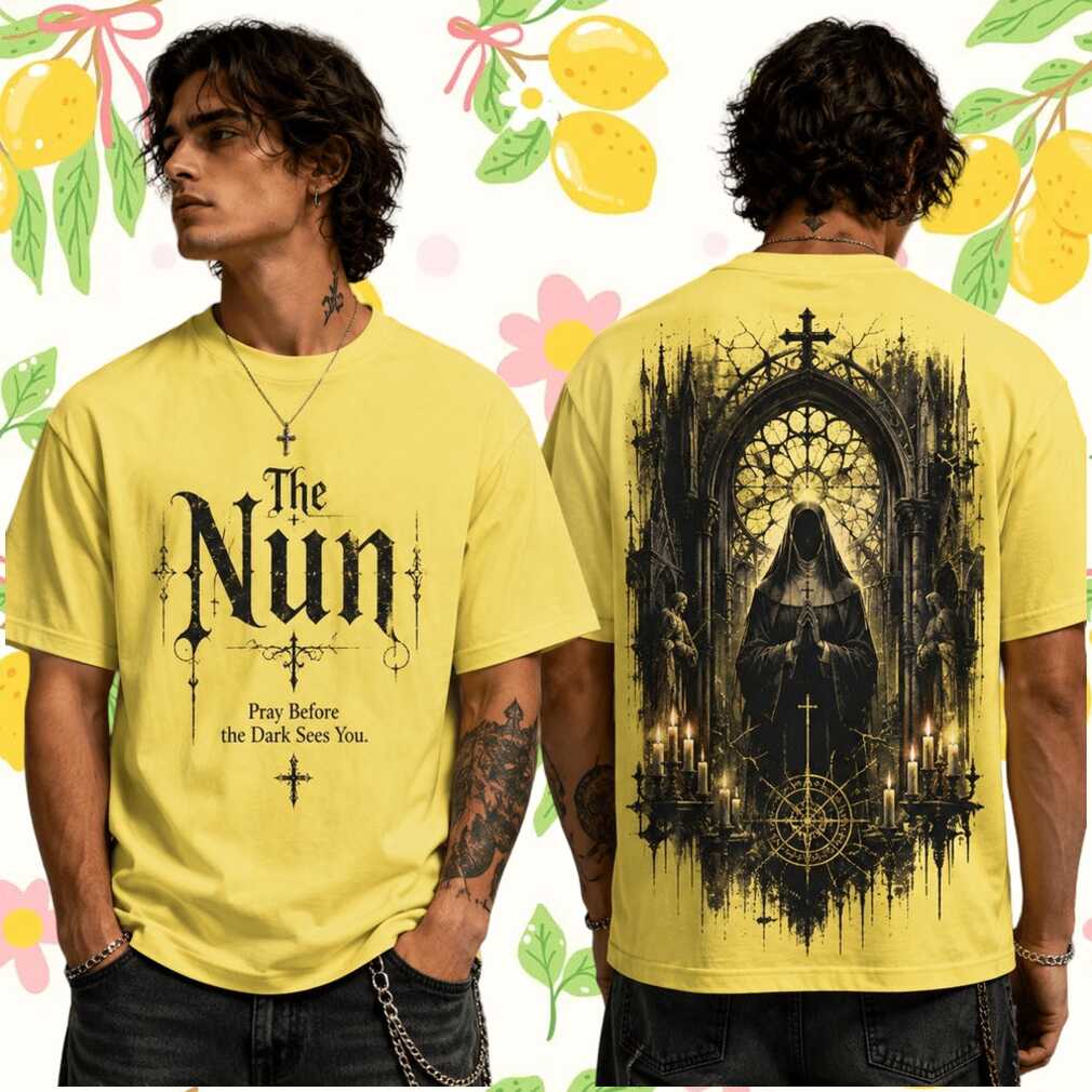 The Nun Horror Movie Gothic Dark Religious Statue Cinematic Fan Apparel Unisex Shirt