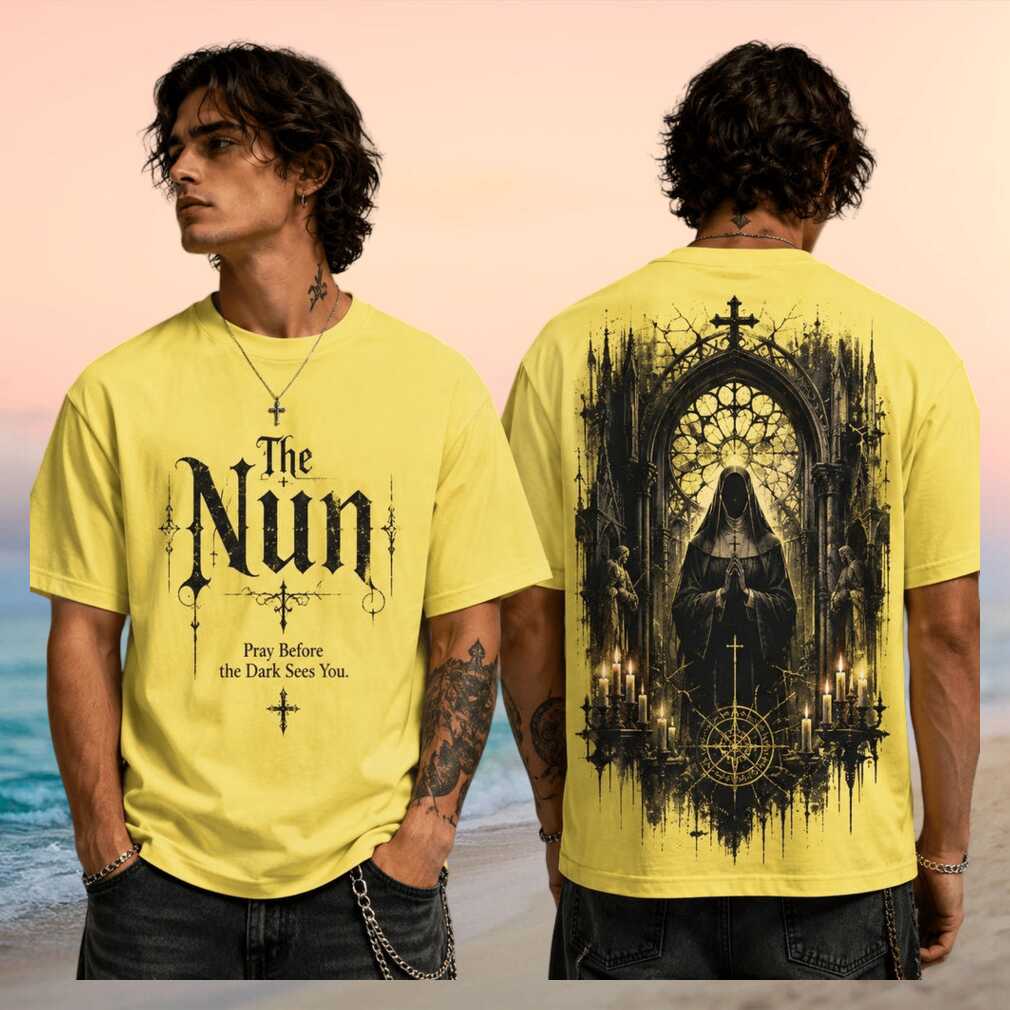 The Nun Horror Movie Gothic Dark Religious Statue Cinematic Fan Apparel Unisex Shirt
