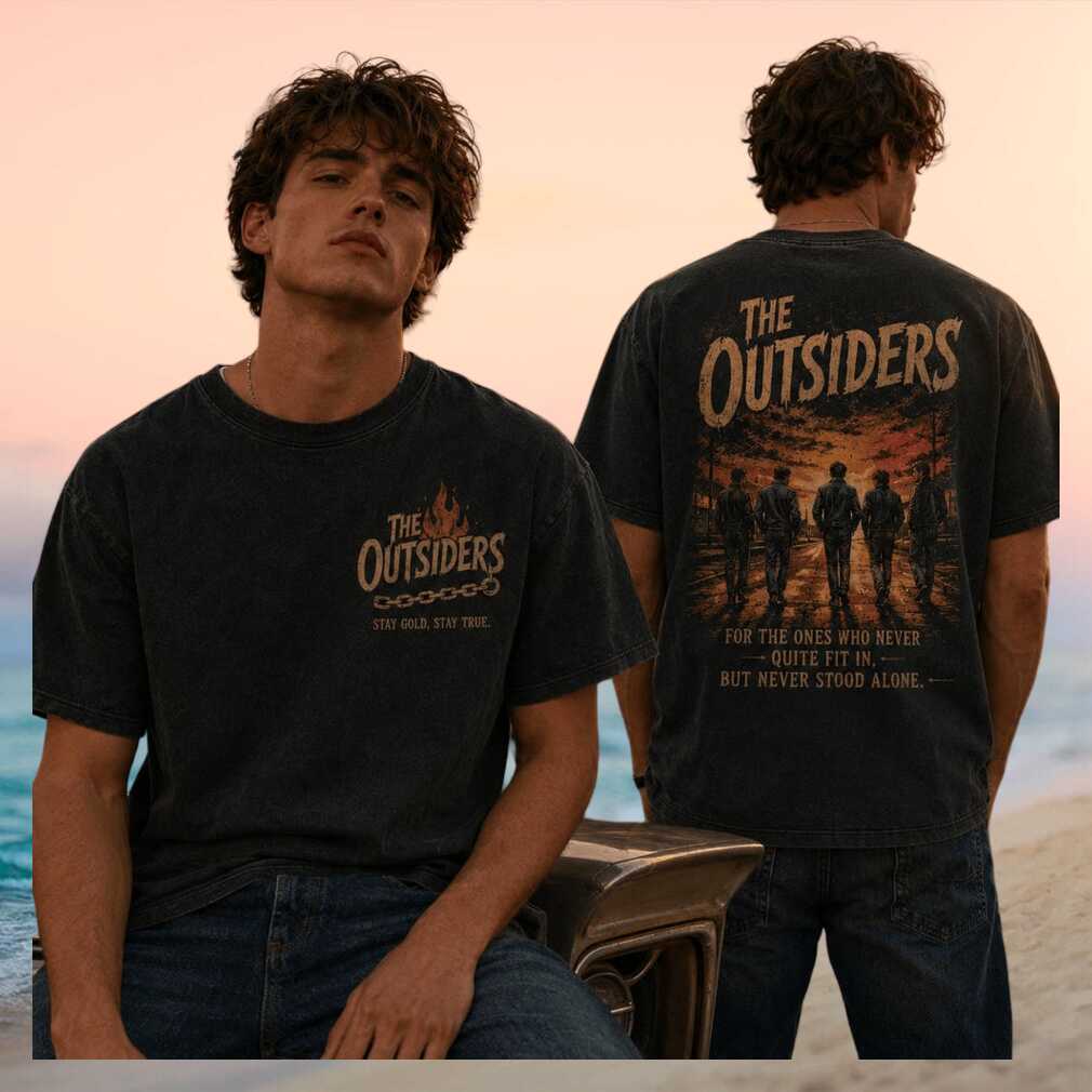 The Outsiders Movie Stay Gold 1983 Retro Cult Classic Men Fans Cotton Shirt