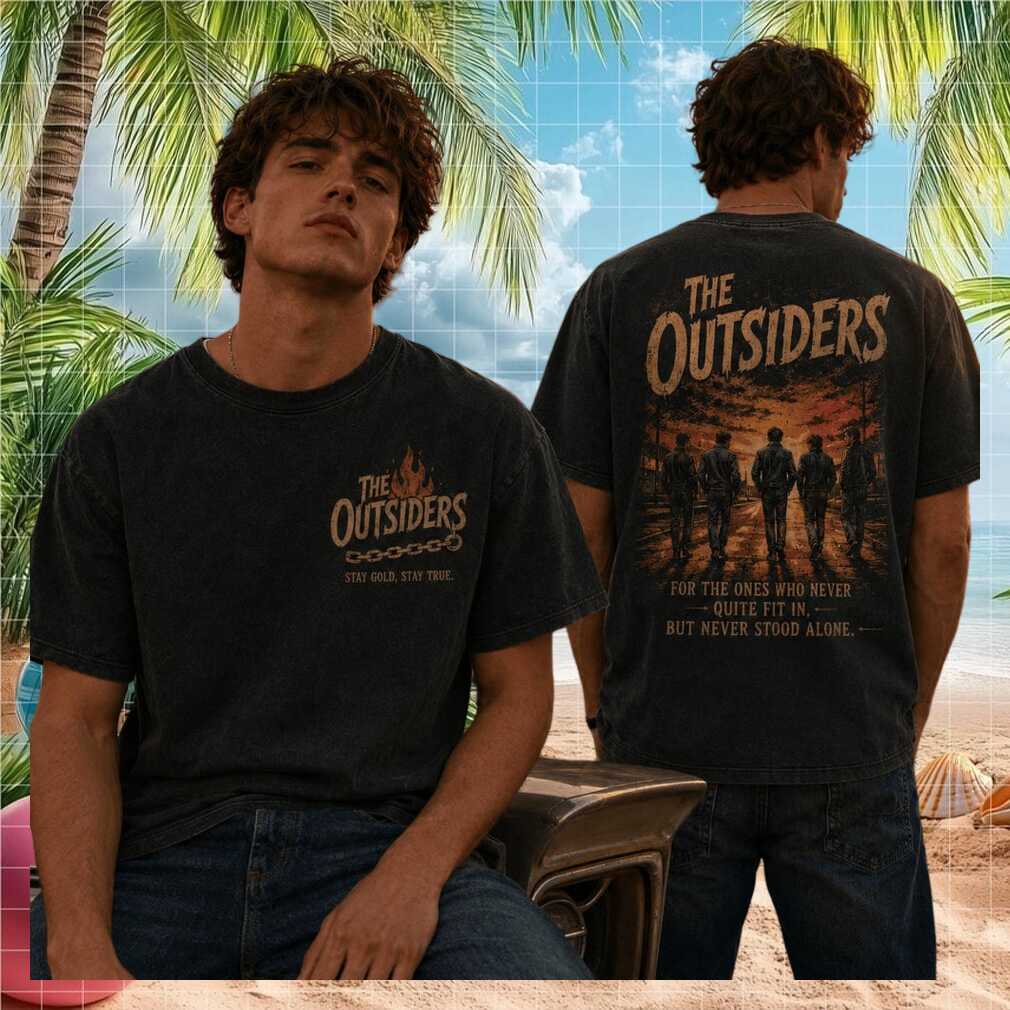 The Outsiders Movie Stay Gold 1983 Retro Cult Classic Men Fans Cotton Shirt