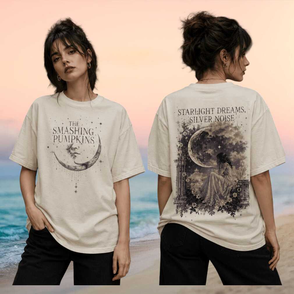 The Smashing Pumpkins Starlight Dreams Silver Noise Celestial Vintage Alternative Rock Band Shirt - Limotees LLC