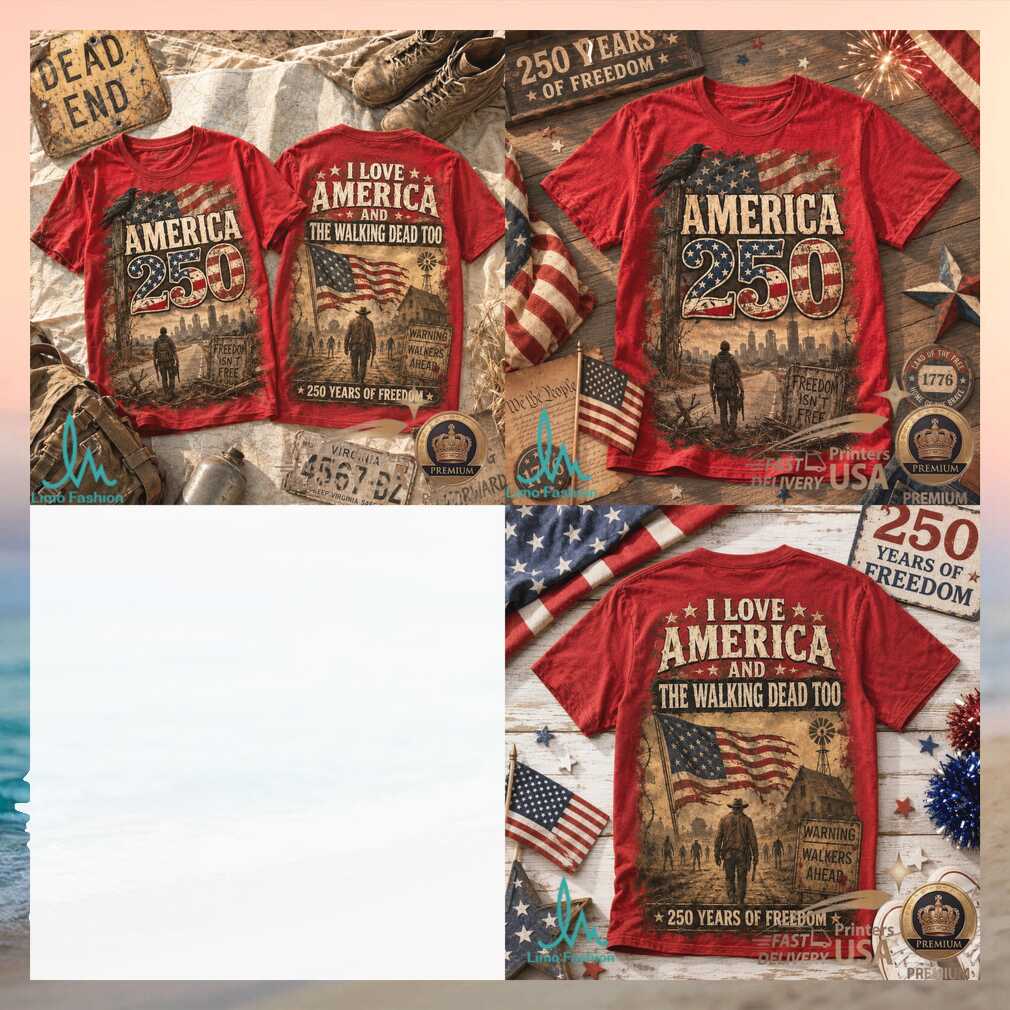 The Walking Dead America 250 Zombie Apocalypse USA Shirt - Limotees LLC