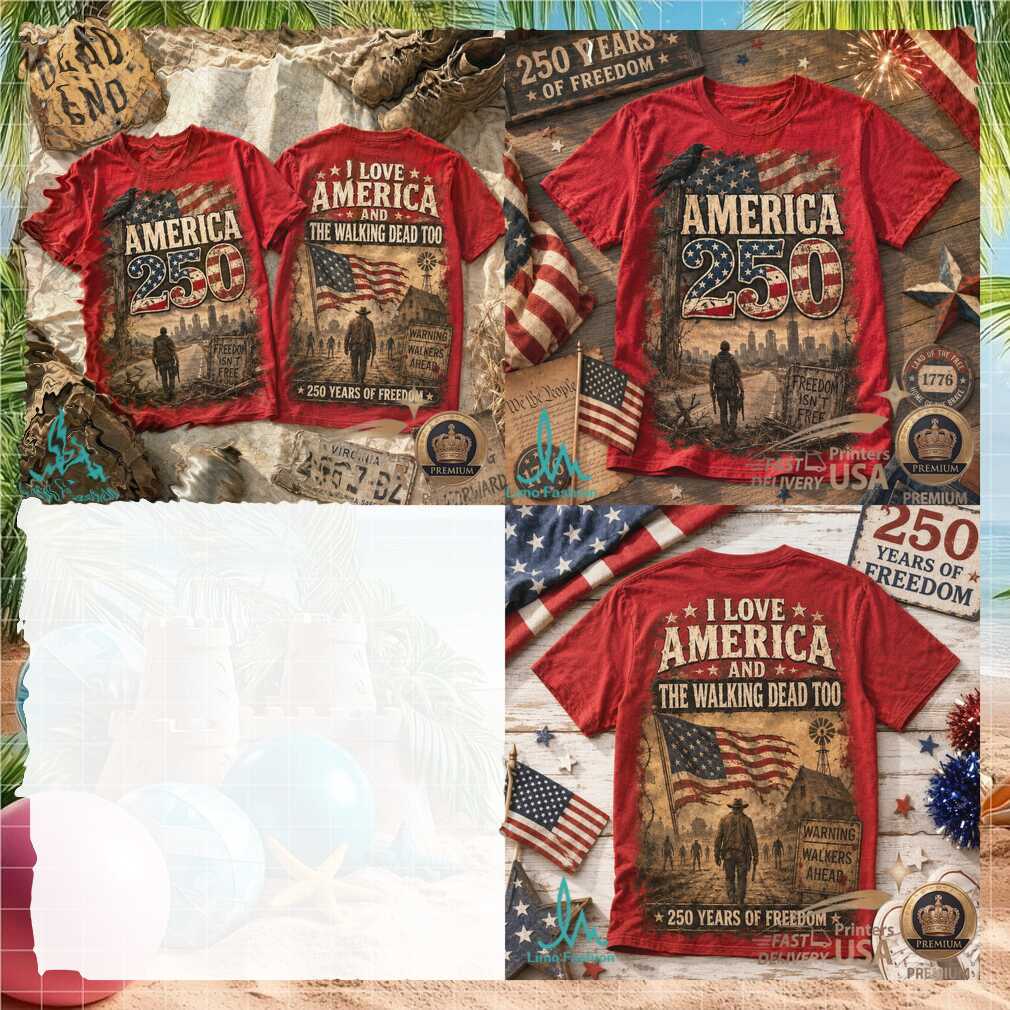 The Walking Dead America 250 Zombie Apocalypse USA Shirt - Limotees LLC