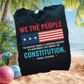 Thomas Jefferson Quote US Flag Constitution Patriot T Shirt - Limotees LLC