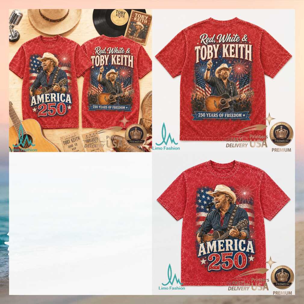 Toby Keith America 250 Years Of Freedom Country Concert Shirt