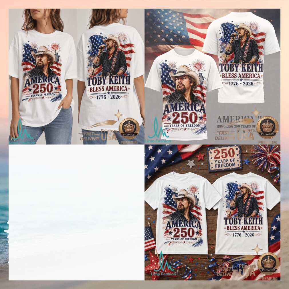 Toby Keith Bless America 1776 2026 Country Music Patriot Shirt - Limotees LLC