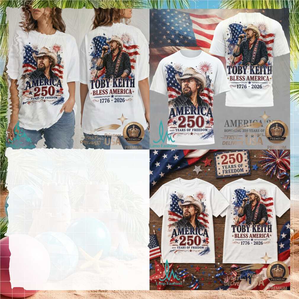 Toby Keith Bless America 1776 2026 Country Music Patriot Shirt - Limotees LLC