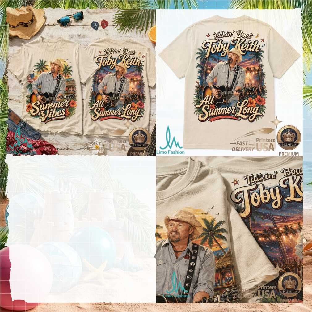 Toby Keith Summer Vibes Country Music Beach Sunset Graphic Shirt - Limotees LLC