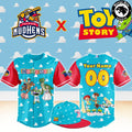 Toledo Mud Hens x Toy Story Night Woody Buzz Lightyear Custom Baseball Jersey