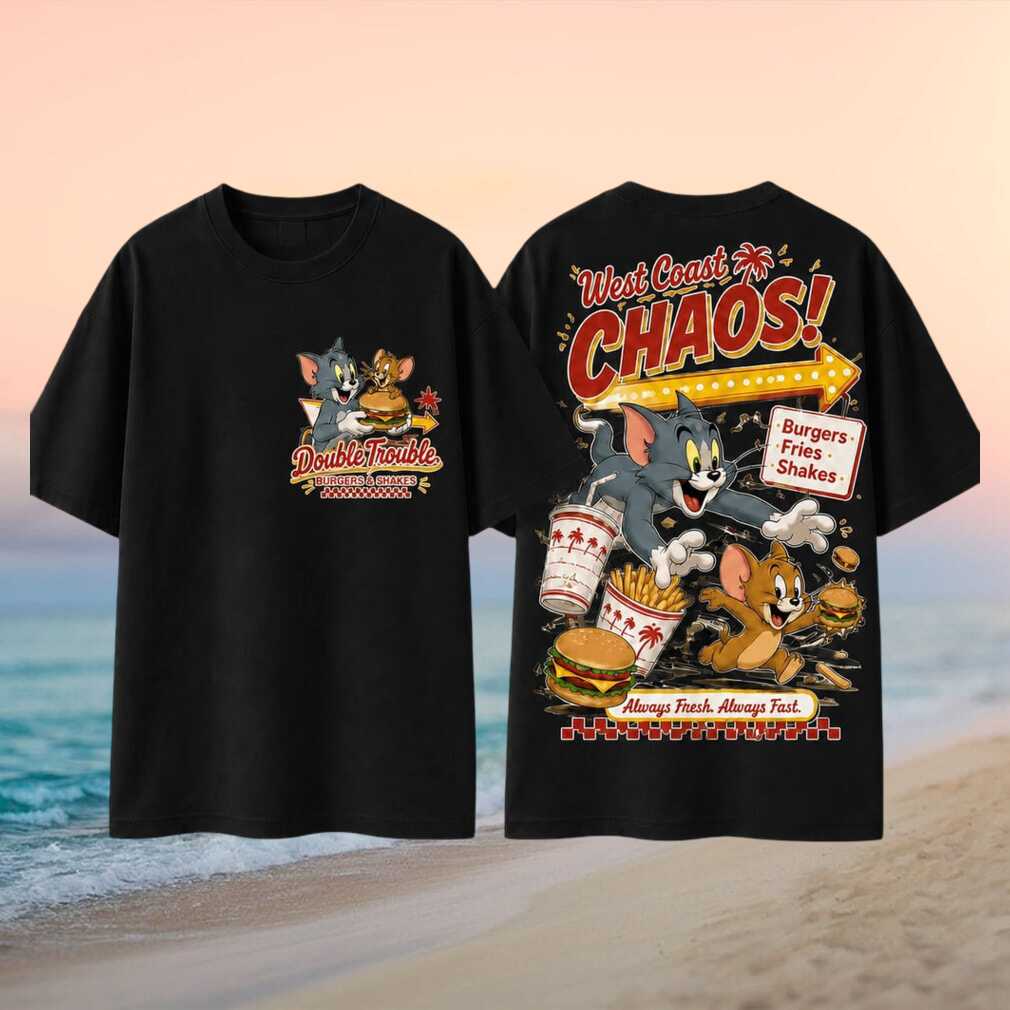 Tom And Jerry West Coast Chaos Burgers Fries Shakes Shirt