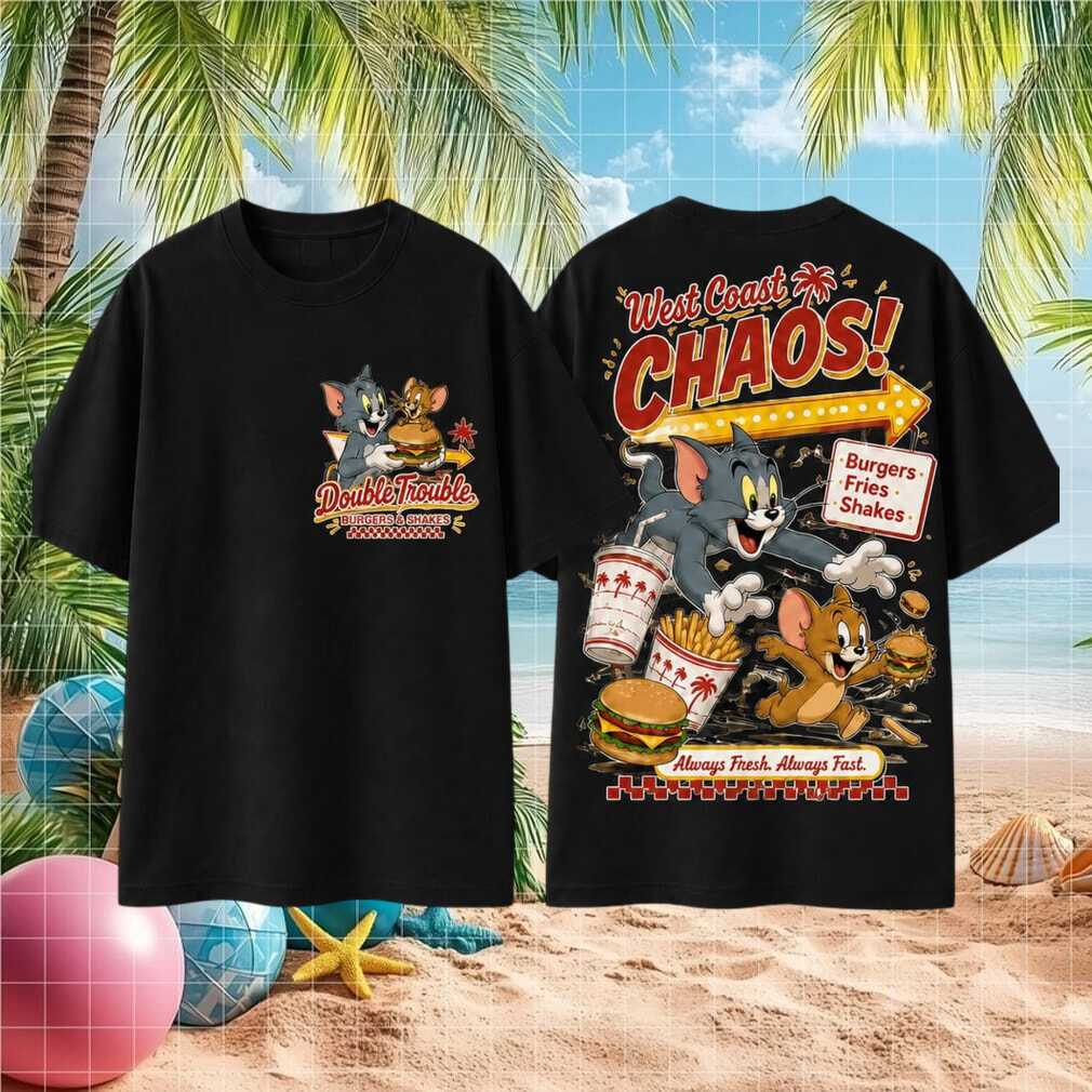 Tom And Jerry West Coast Chaos Burgers Fries Shakes Shirt