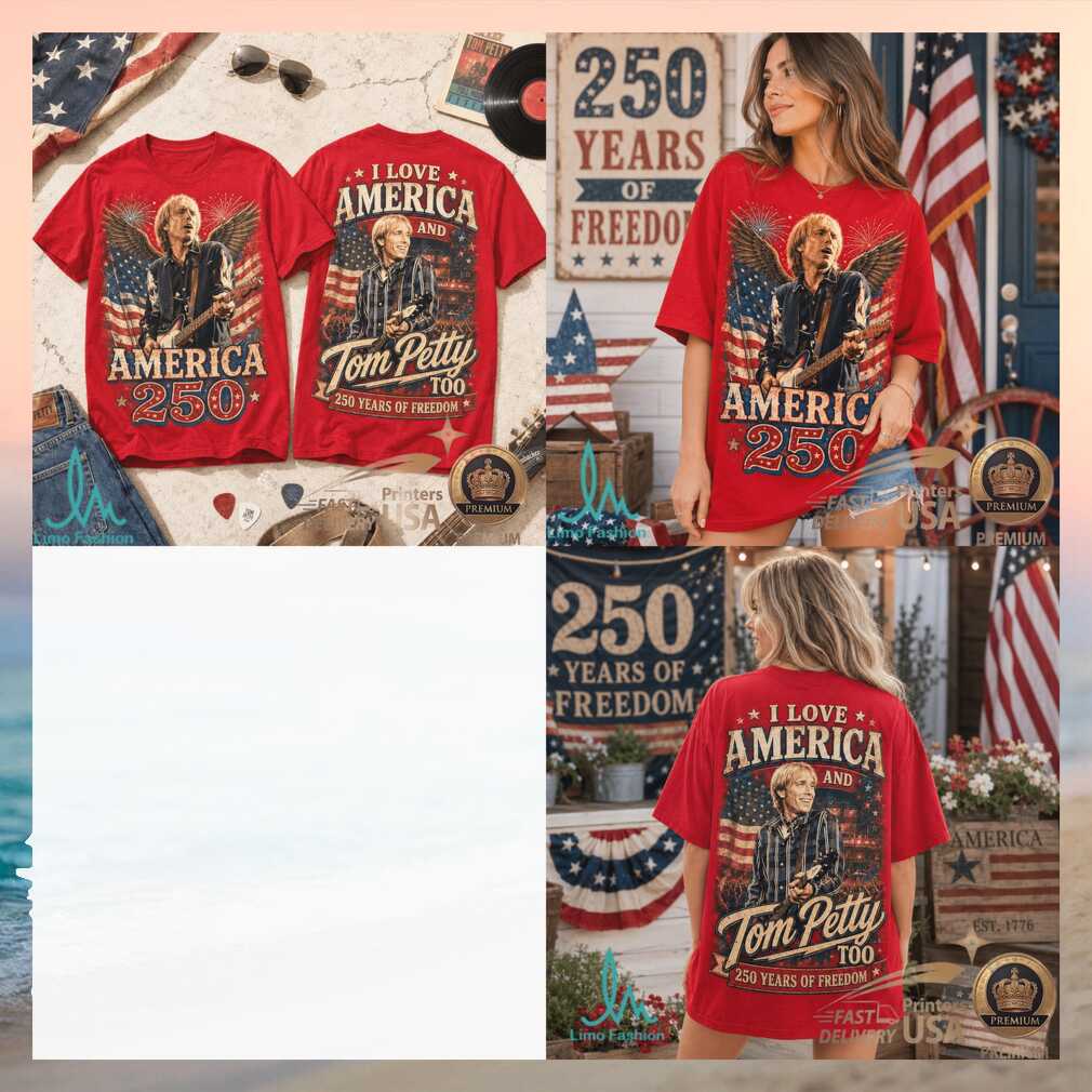 Tom Petty America 250 Years Of Freedom Classic Rock Patriotic Shirt - Limotees LLC