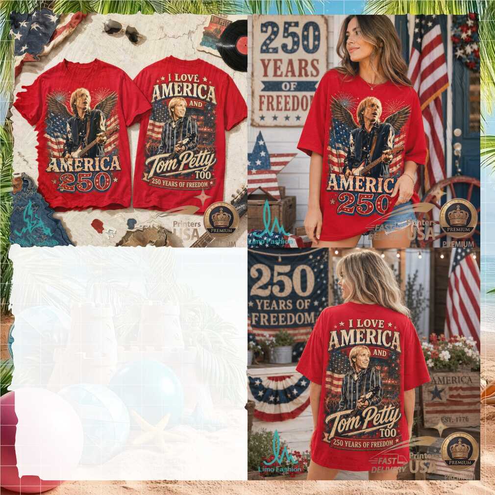 Tom Petty America 250 Years Of Freedom Classic Rock Patriotic Shirt - Limotees LLC