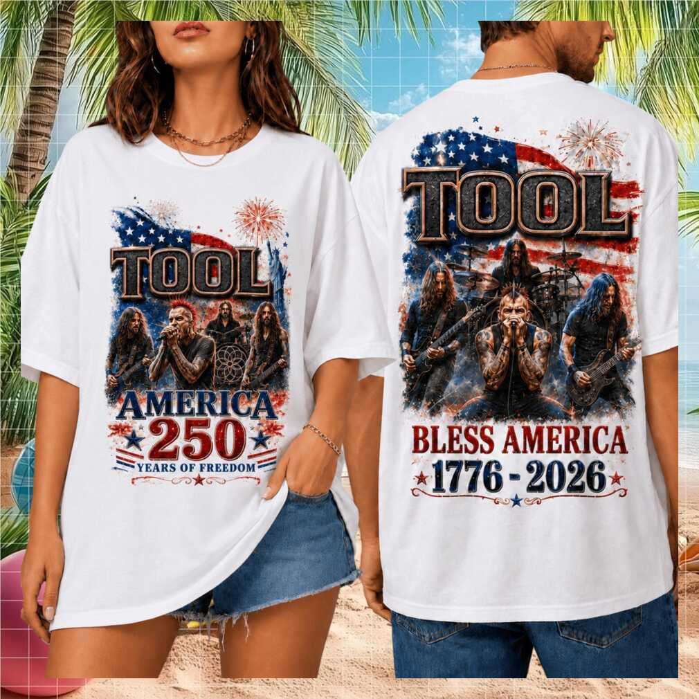 Tool Band Bless America 1776 To 2026 Freedom Graphic Shirt - Limotees LLC