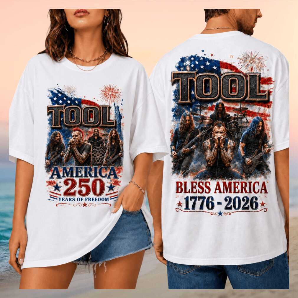 Tool Band Bless America 1776 To 2026 Freedom Graphic Shirt - Limotees LLC