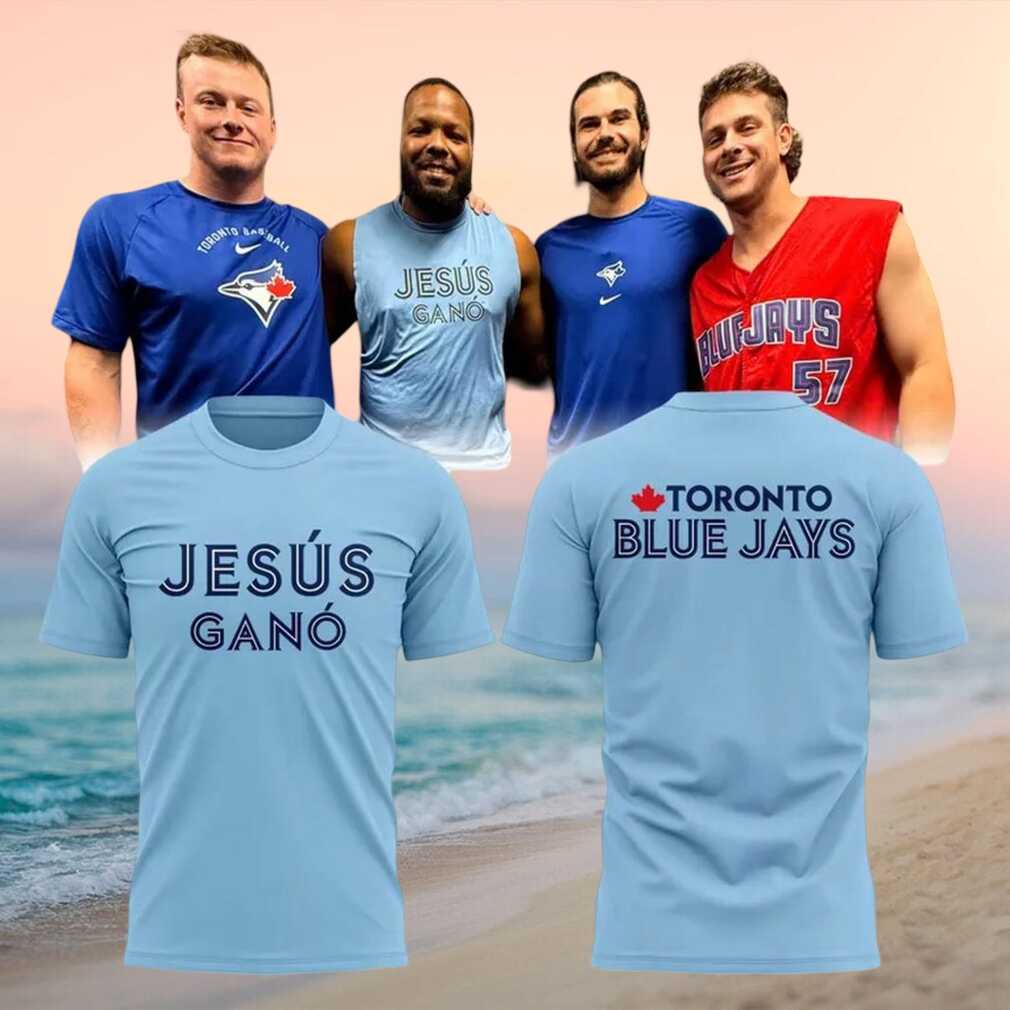 Toronto Blue Jays Baseball Jesus Gano Custom Player Fan Light Blue Shirt - Limotees LLC