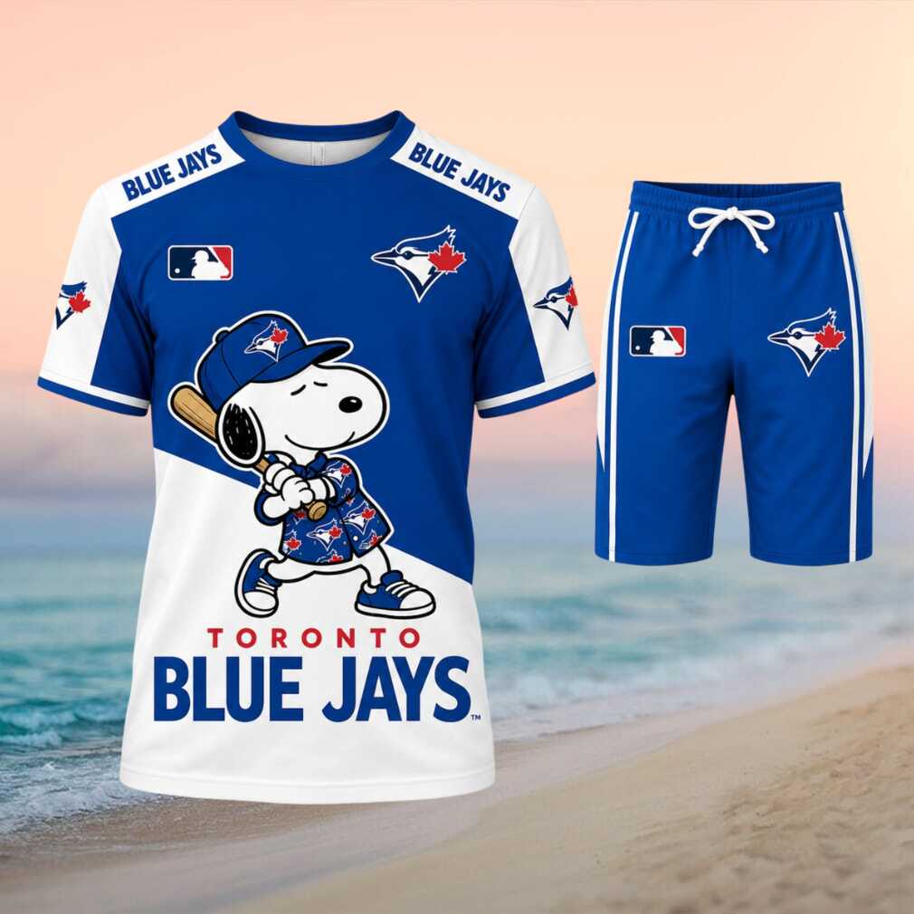 Toronto Blue Jays Snoopy Baseball Cartoon Character Shirt