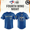 Toronto Blue Jays x Fourth Wing Night Limited Edition Baseball Jersey