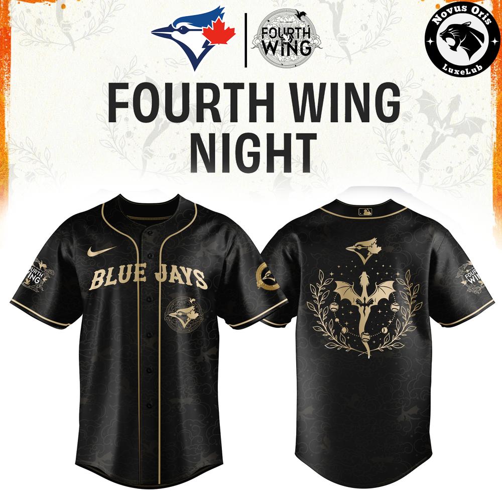 Toronto Blue Jays x Fourth Wing Night Limited Edition Baseball Jersey